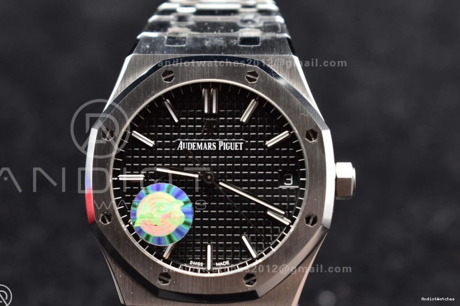SS SS APSF DailyWear Bracelet Royal 15500 41mm 1:1 Dial Black on Super Oak Clone Textured Best A4302 Edition 443 0920